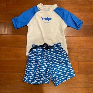 Janie and Jack boys shark swimsuit